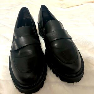 Black Aerosoles Loafer Shoes